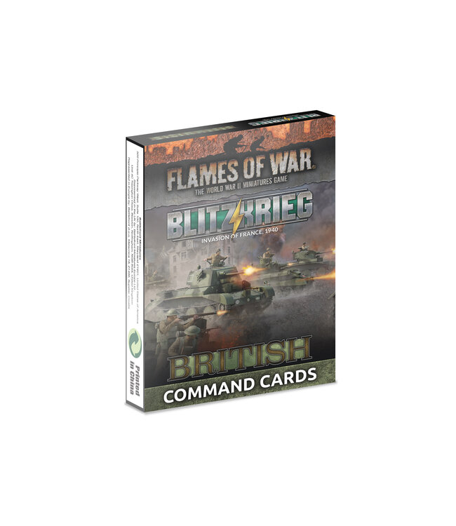 Blitzkrieg British Command Cards - Limited Edition