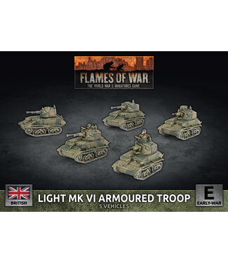 Flames of War PRE-ORDER: Vickers Light Mk VI Troop