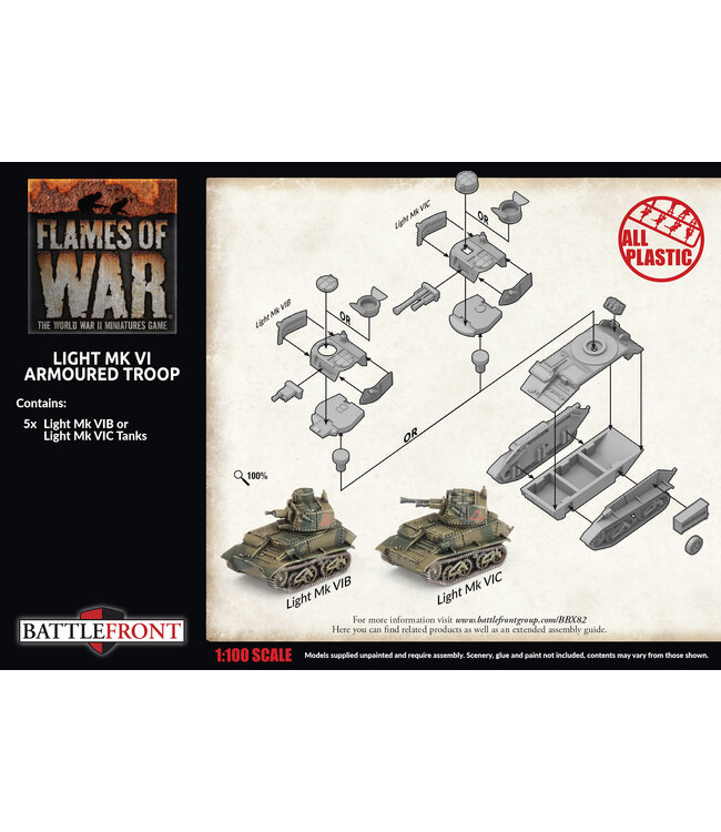 PRE-ORDER: Vickers Light Mk VI Troop