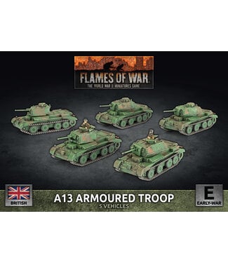 Flames of War PRE-ORDER: A13 Cruiser Troop