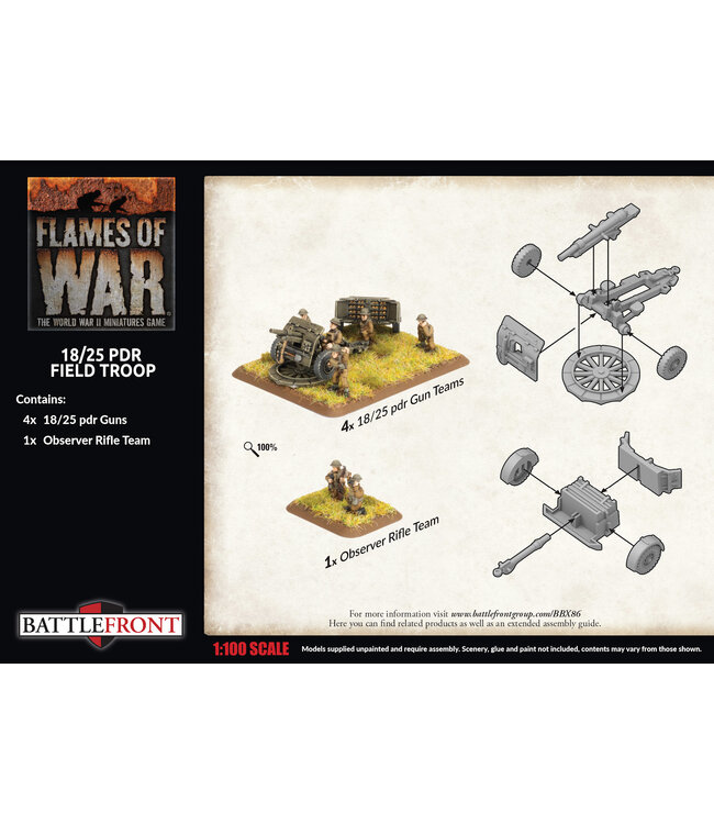 PRE-ORDER: 18/25pdr Gun Battery