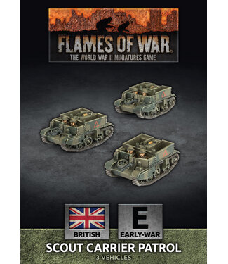 Flames of War PRE-ORDER: Scout Carrier Platoon