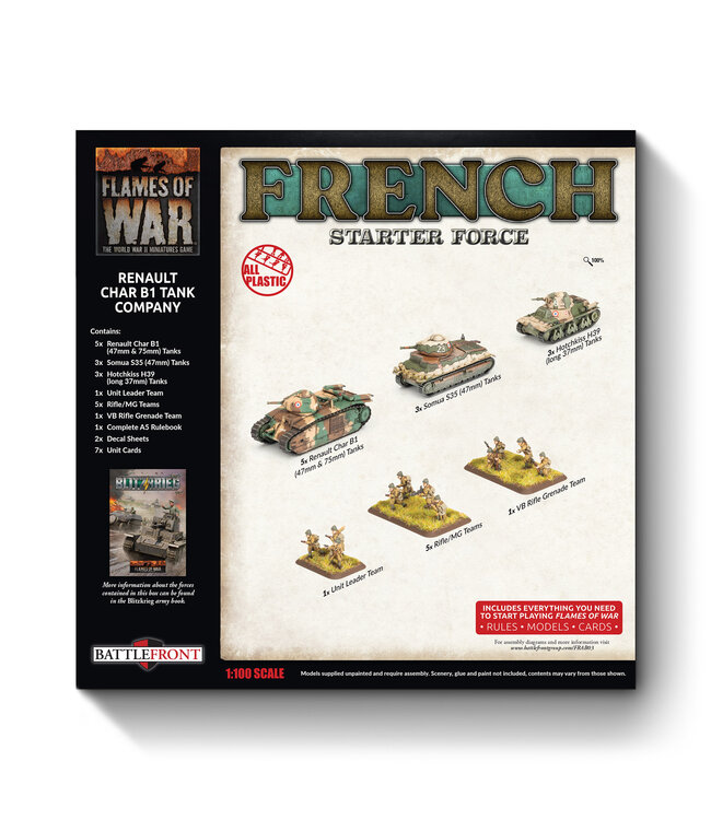 French Char B1 bis Combat Company