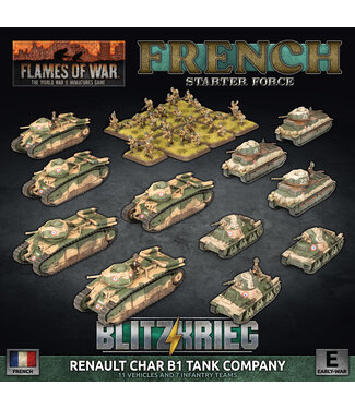 Flames of War French Char B1 bis Combat Company