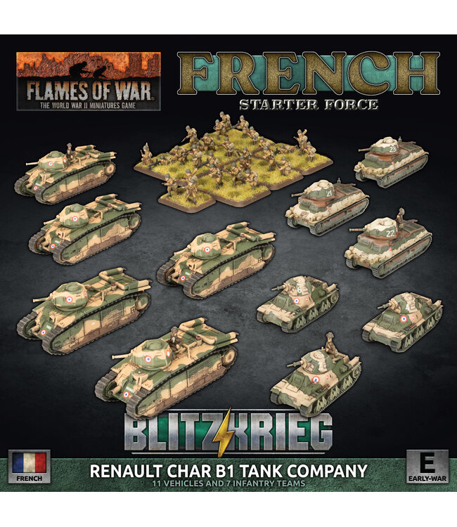 PRE-ORDER: French Char B1 bis Combat Company