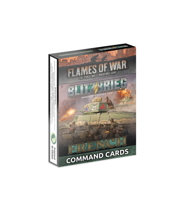 Blitzkrieg French Command Cards - Limited Edition