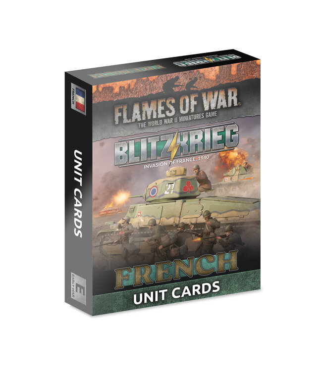 PRE-ORDER: Blitzkrieg French Unit Cards - Limited Edition