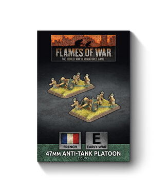 Flames of War PRE-ORDER: APX 47mm mle 1937 Anti-tank Platoon