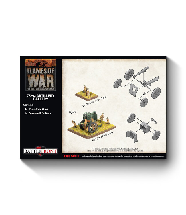PRE-ORDER: 75mm mle 1897 Gun Battery