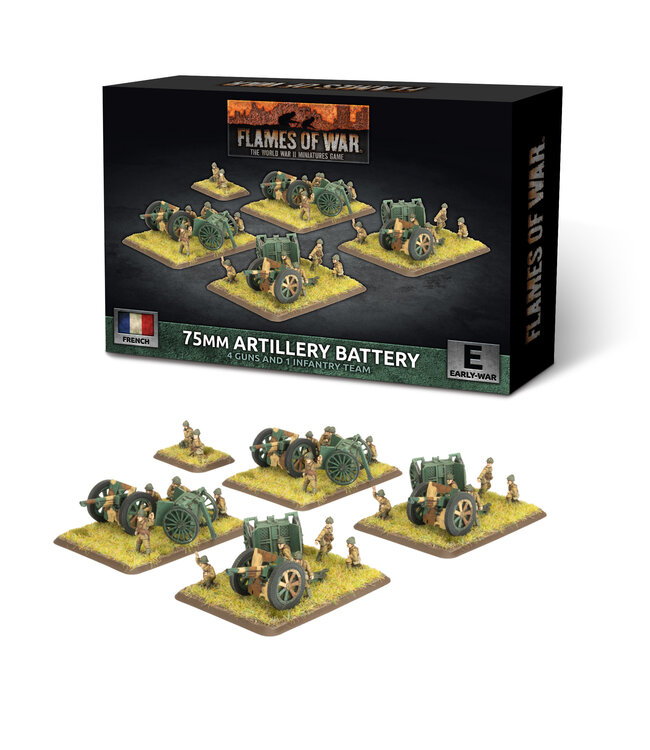 PRE-ORDER: 75mm mle 1897 Gun Battery