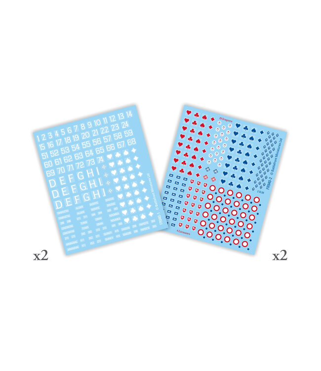 French Early War Decal Set
