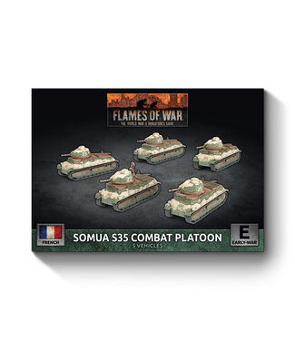 Flames of War PRE-ORDER: S-35 Somua Tank Platoon