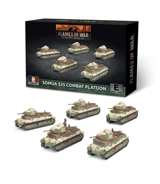 PRE-ORDER: S-35 Somua Tank Platoon