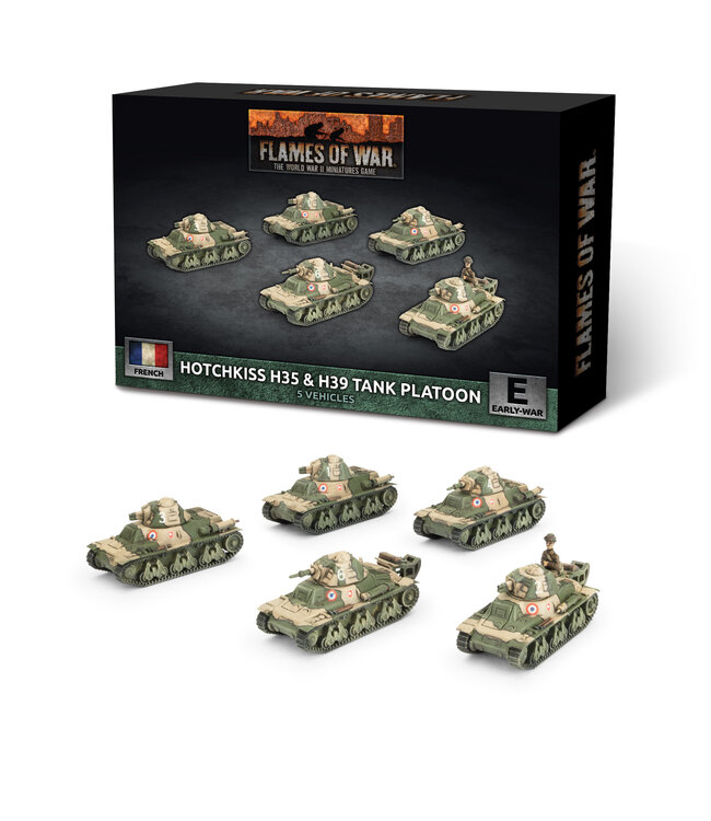 PRE-ORDER: H35 / H39 Hotchkiss Tank Platoon
