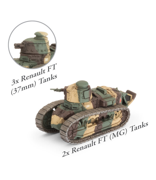 PRE-ORDER: Renault FT Tank Platoon