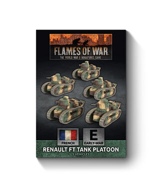Flames of War PRE-ORDER: Renault FT Tank Platoon