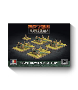 Flames of War PRE-ORDER: 105mm Howitzer Battery
