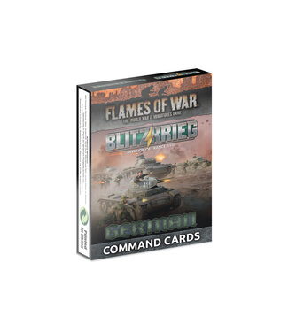Flames of War Blitzkrieg German Command Cards - Limited Edition
