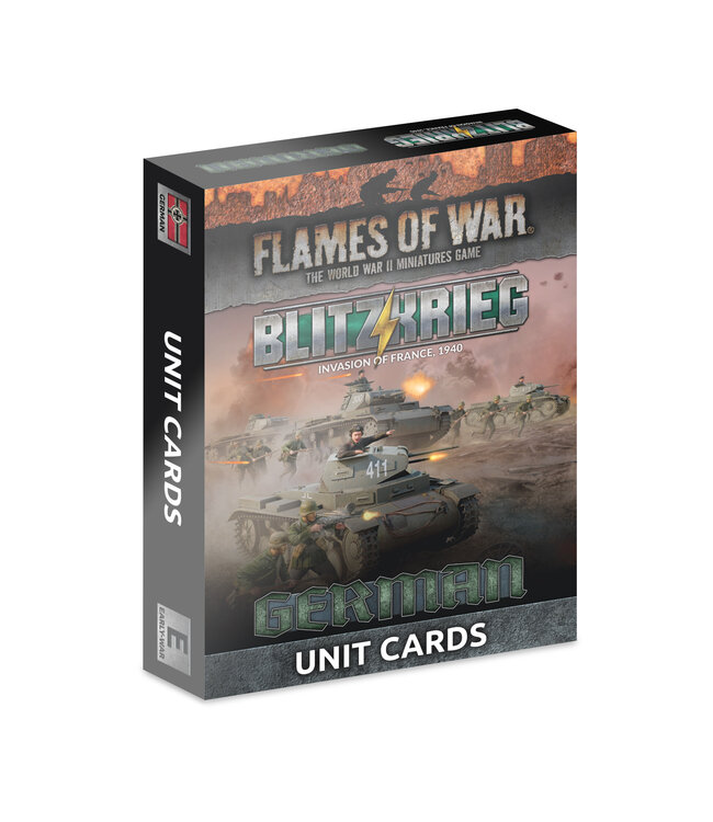 PRE-ORDER: Blitzkrieg German Unit Cards - Limited Edition