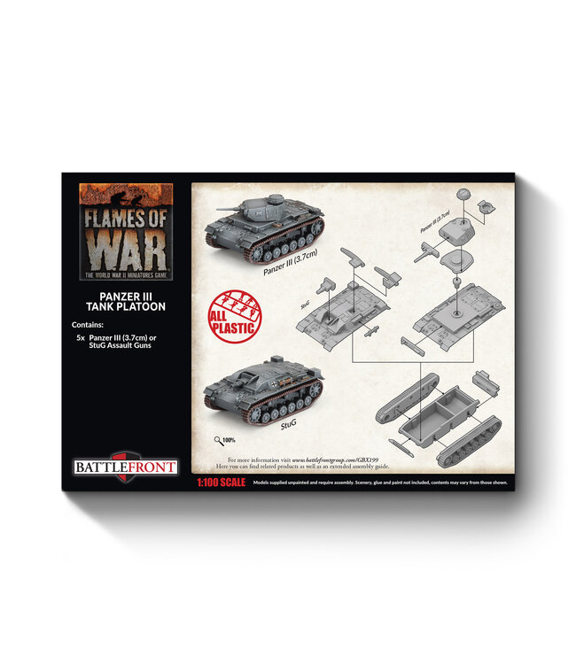 PRE-ORDER: Panzer III/StuG III A Platoon