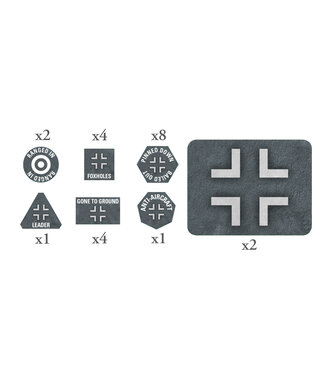 Flames of War German EW Tokens & Objectives