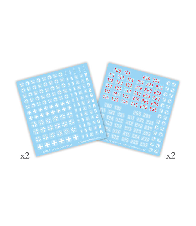 PRE-ORDER: German Early War Decals