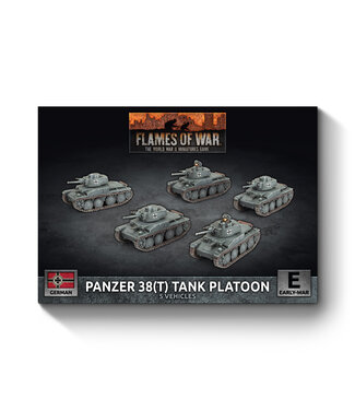Flames of War PRE-ORDER: Panzer 38(t) Platoon