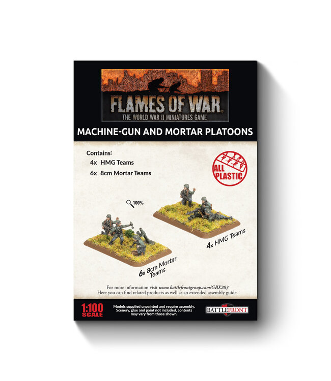 PRE-ORDER: HMG and Mortar Platoons (Early War)