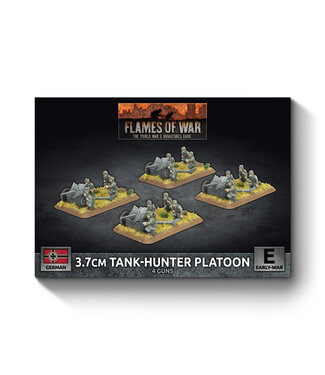 Flames of War PRE-ORDER: 3.7cm Tank Hunter Platoon (Early War)