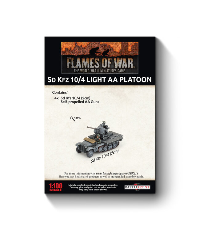 PRE-ORDER: Sd Kfz 10/4 (2cm) Light AA Platoon