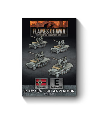 Flames of War PRE-ORDER: Sd Kfz 10/4 (2cm) Light AA Platoon