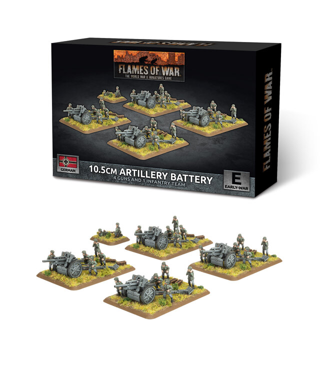 PRE-ORDER: 10.5cm Artillery Battery (Early War)