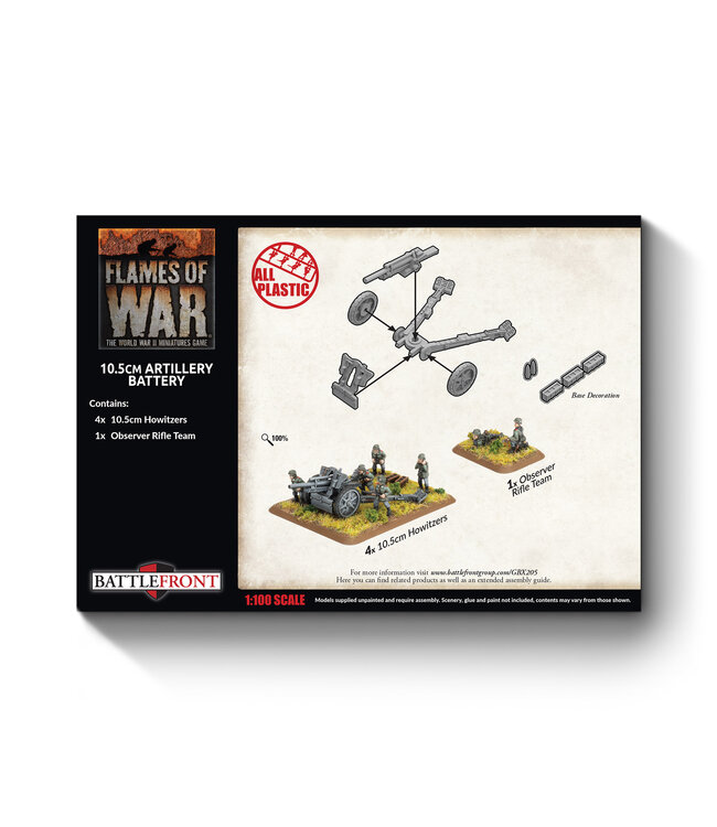PRE-ORDER: 10.5cm Artillery Battery (Early War)