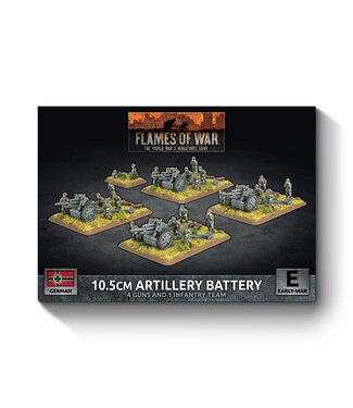 Flames of War PRE-ORDER: 10.5cm Artillery Battery (Early War)