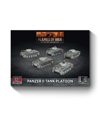 Flames of War PRE-ORDER: Panzer II Platoon