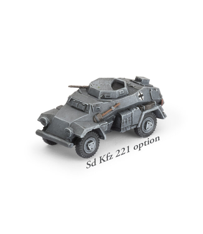 PRE-ORDER: Sd Kfz 222 / 221 Scout Troop