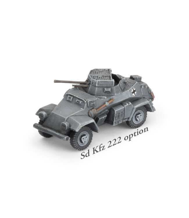 PRE-ORDER: Sd Kfz 222 / 221 Scout Troop