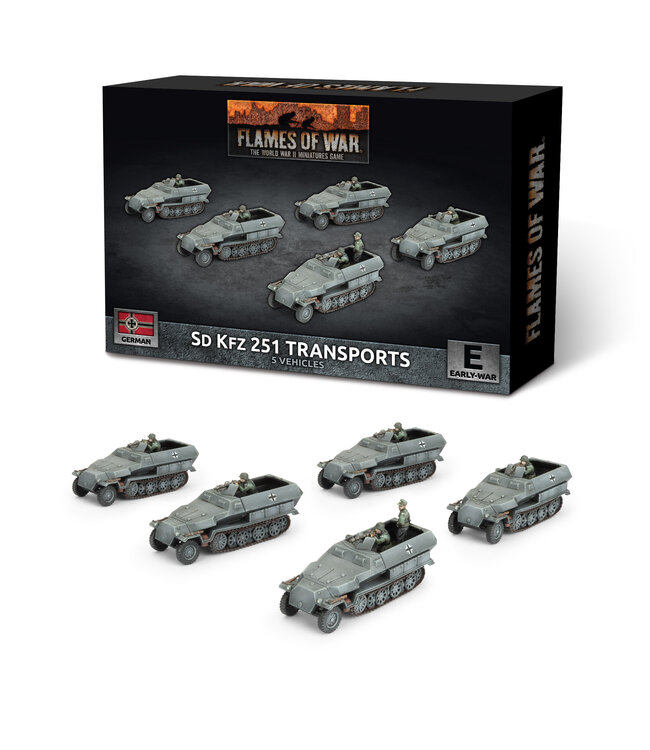 PRE-ORDER: Sd Kfz 251 half-track Transport Platoon