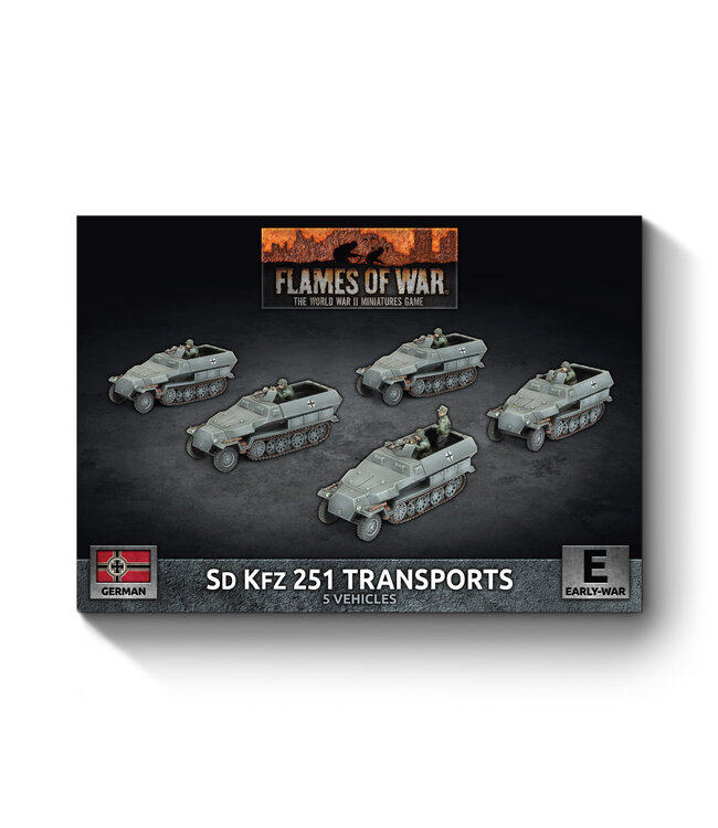 PRE-ORDER: Sd Kfz 251 half-track Transport Platoon