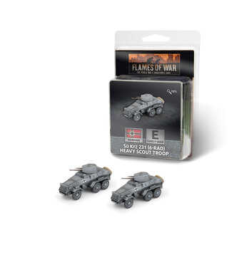 Flames of War Sd Kfz 231 (6-rad) Heavy Scout Troop
