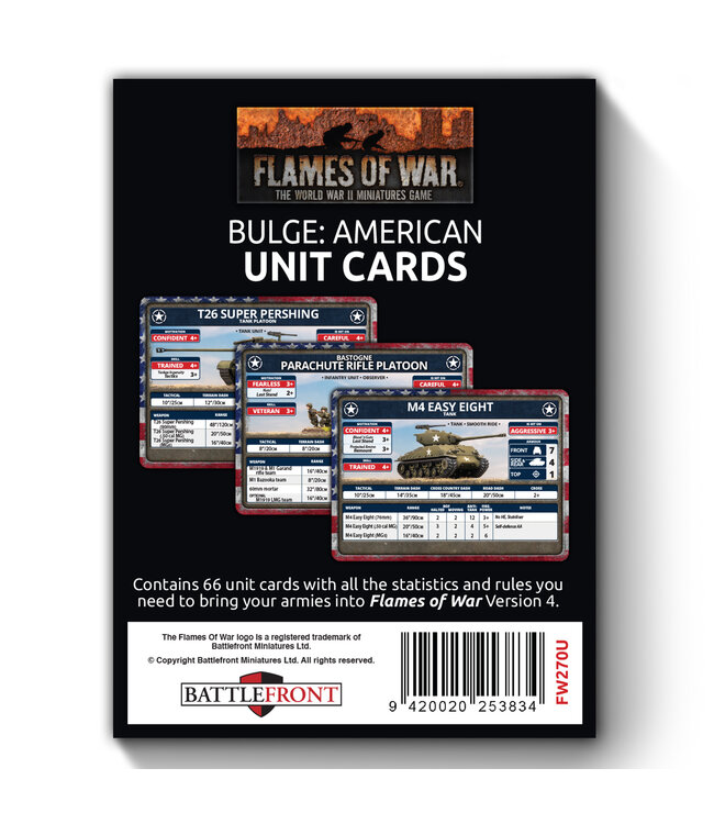 Bulge: American Unit Cards