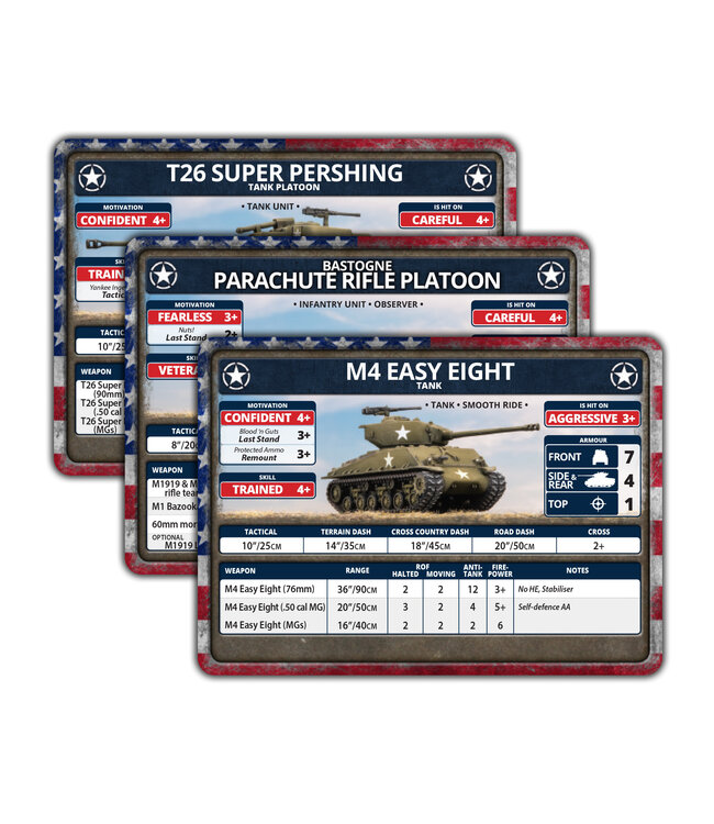 Bulge: American Unit Cards