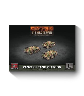 Flames of War Panzer II Tank Platoon