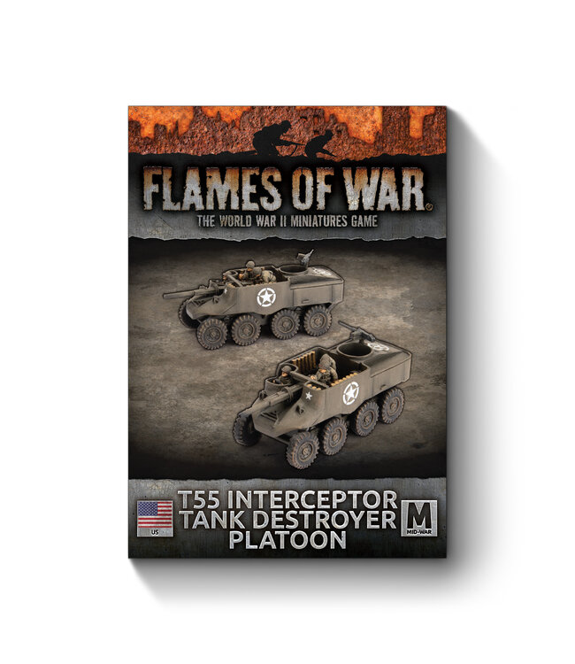 Flames of War T55 Interceptor Tank Destroyer Platoon