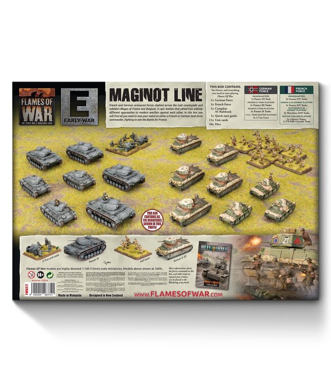 PRE-ORDER: Maginot Line - German vs French Starter Set