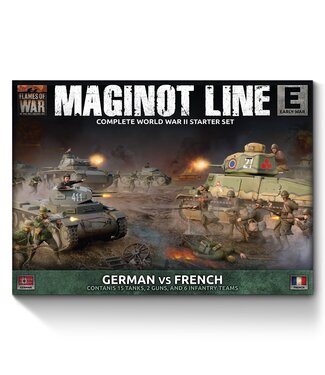 Flames of War PRE-ORDER: Maginot Line - German vs French Starter Set