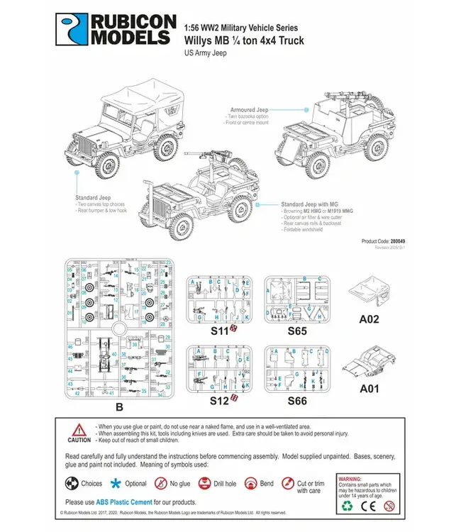 Willys MB ¼ ton 4x4 Truck (US Standard)