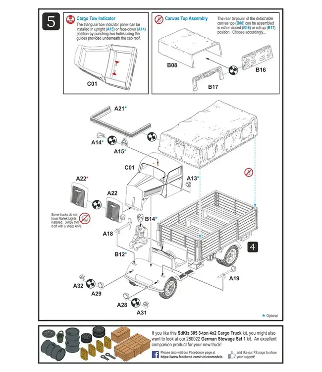 SdKfz 305 3-ton 4x2 Cargo Truck