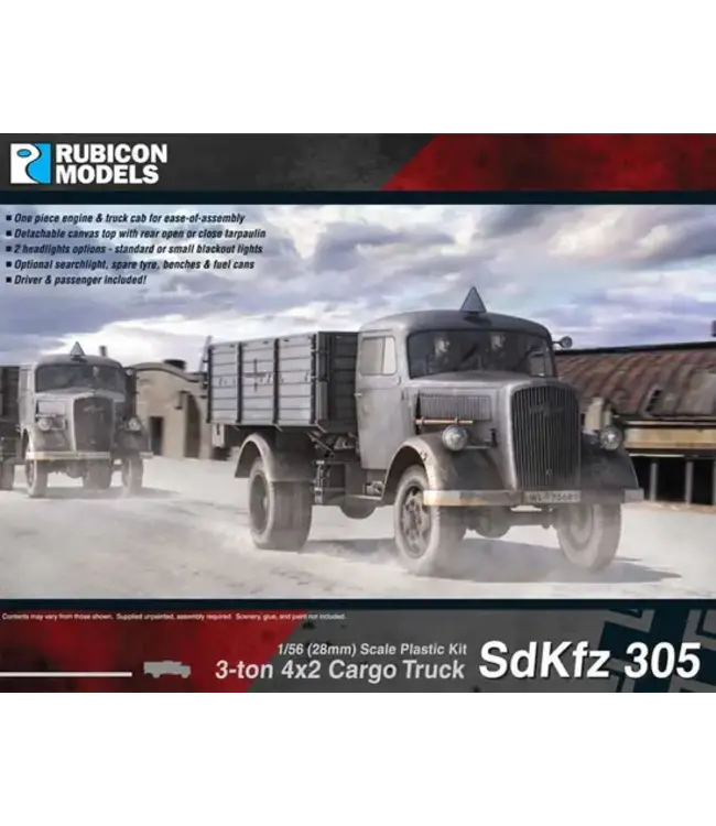 SdKfz 305 3-ton 4x2 Cargo Truck