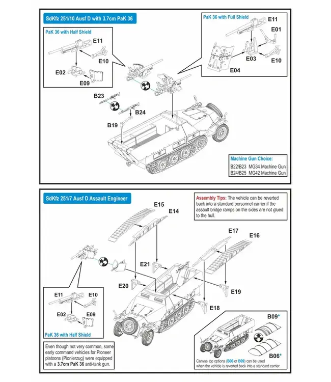 SdKfz 251 Ausf D (3-in-1)